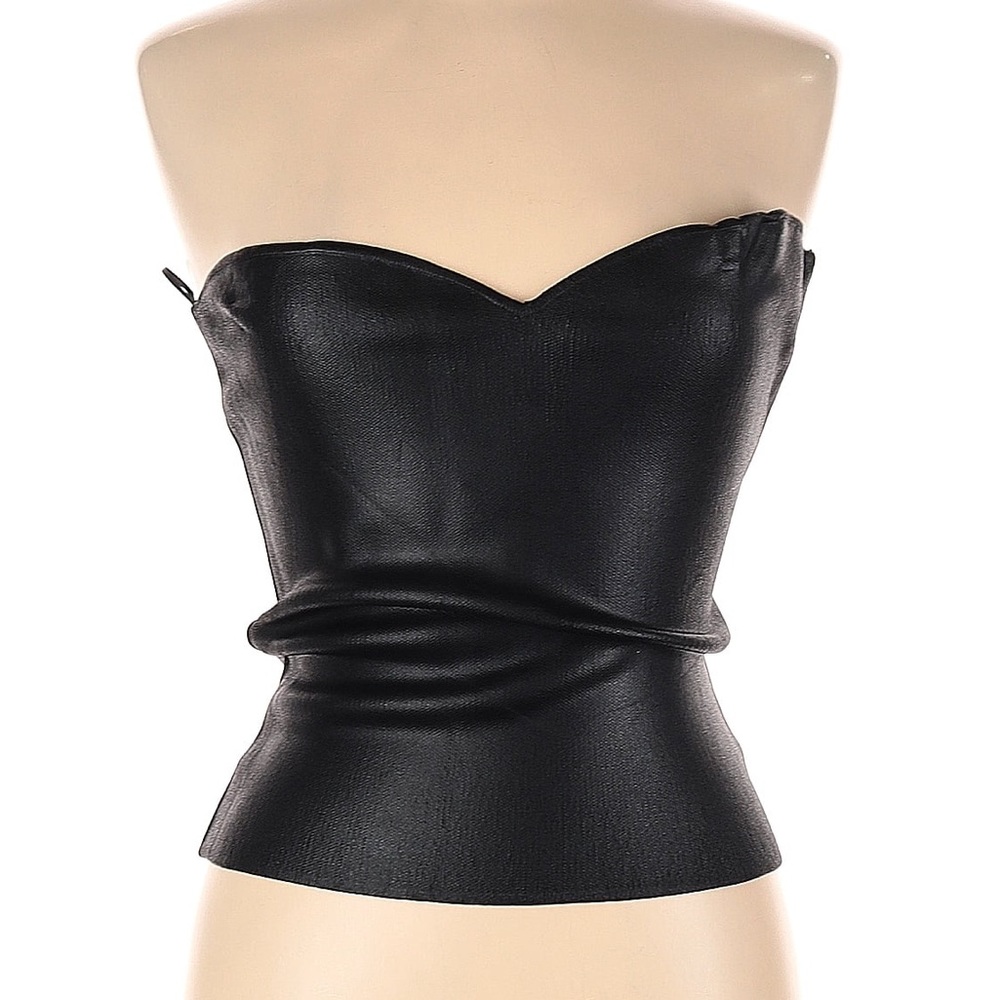 Zara leather top